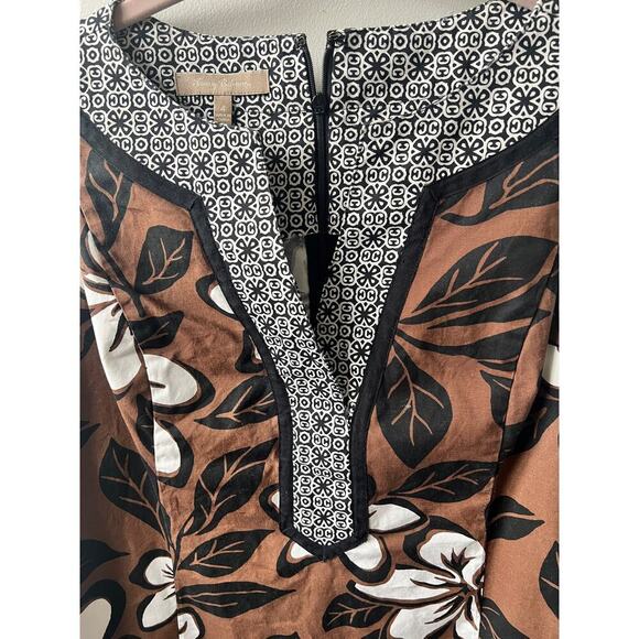 Tommy Bahama Hawaiian tapa dress women's size 4 - Picture 3 of 5